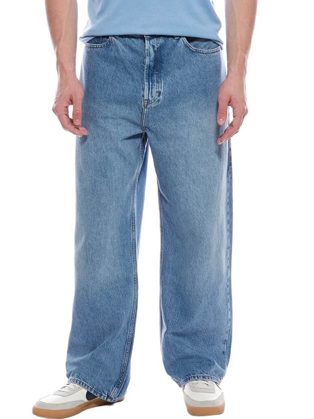 Frame Bonair Light Baggy Jean Men's Relaxed Medium Blue Jeans Size 30